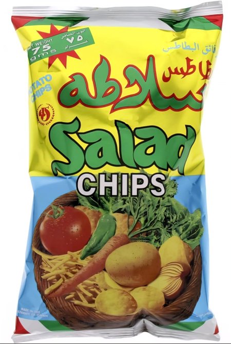 شيبس سلاطة نكهة حامضة وحارة