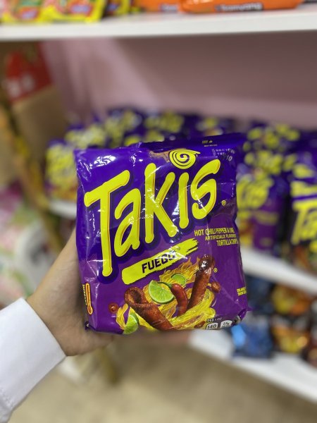 تاكز بطعم الشطة والليمون